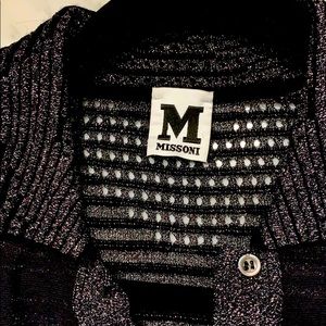 Black/silver thread Missoni